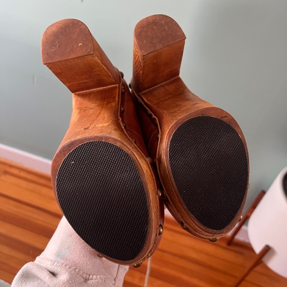 Jeffrey Campbell vintage Woodies platform lace up booties - Picture 4 of 5